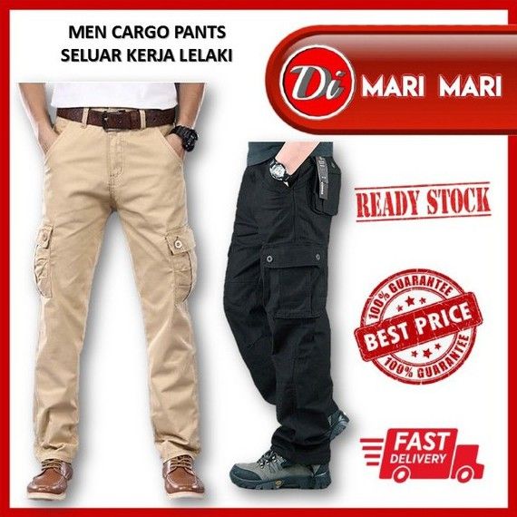 Straight Cut Cargo Pants