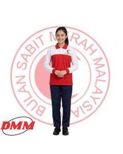 T-Shirt Persatuan Bulat Sabit Merah PBSM Lengan Panjang