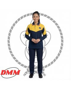 T-SHIRT PENGAKAP SEKOLAH RENDAH KUNING BARU LENGAN PANJANG