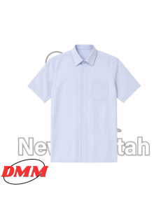 BAJU KEMEJA SEKOLAH LENGAN PENDEK S-3XL (DEWASA-SAIZ BESAR)