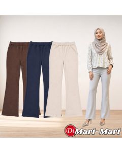 SELUAR BOOTCUT WANITA VIRAL HEAVY CREPE