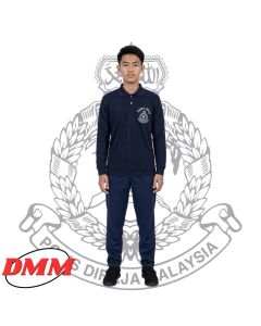 T-SHIRT KADET POLIS LENGAN PANJANG